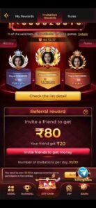 iv7game online gaming referral rewards dashboard.